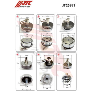 Изображение 5, JTC-6991 Набор адаптеров для прокачки тормозов (используется с JTC-6989,  JTC-6990) JTC
