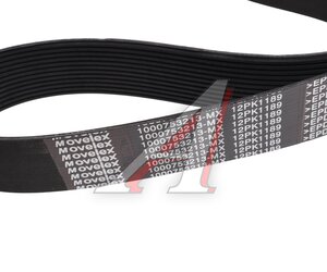 Изображение 2, 1000753213-MX Ремень приводной поликлиновой 12PK1189 SHACMAN SHAANXI дв.WP13 MOVELEX