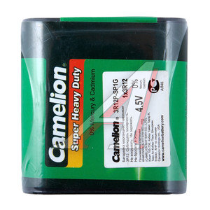 Изображение 1, 3R12-SP1G Батарейка 3R12 312S 4.5V квадрат 1шт. Saline Supercell CAMELION