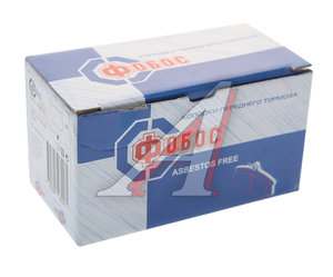 Изображение 2, F1640L Колодки тормозные ГАЗ-3102, М-2140 передние (4шт.) ФОБОС