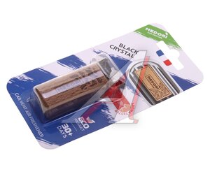 Изображение 1, MM-1102 Ароматизатор на дефлектор дерево (Black Crystal)18г MEDORI