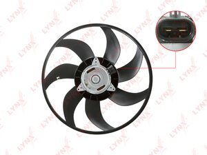 Изображение 2, RF1807 Вентилятор FIAT Ducato (06-) охлаждения радиатора LYNX