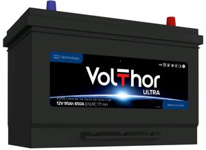 Изображение 1, 6СТ95(0) 59518 D31 Аккумулятор VOLTHOR Ultra 95А/ч обратная полярность