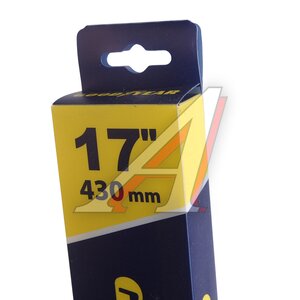 Изображение 4, GY000437 Щетка стеклоочистителя 430мм бескаркасная (8 адаптеров) Premium GOODYEAR