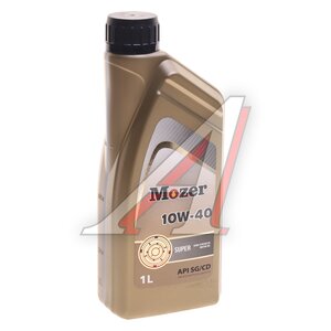 Изображение 1, 4636847 Масло моторное SUPER SG/CD 10W40 п/синт.1л MOZER