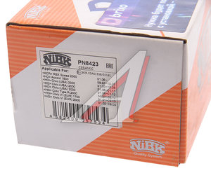 Изображение 5, PN8423 Колодки тормозные HONDA Civic (01-) передние (4шт.) NIBK