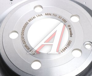 Изображение 3, 09.B744.51 Диск тормозной MERCEDES SLK (11-) передний (1шт.) BREMBO