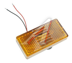 Изображение 1, 51-00 Фонарь габаритный оранжевый 24V с проводом ТЕХАВТОСВЕТ