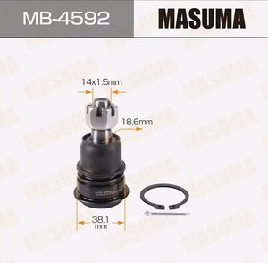 Изображение 2, MB-4592 Опора шаровая NISSAN Primera (90-98) нижняя левая/правая MASUMA