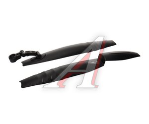 Изображение 2, УТ00001592 Крыло велосипедное 24"-26" пластик черное 2шт.
