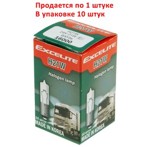 Изображение 3, EX-16000 Лампа 24V H21W BAY9s Standart EXCELITE