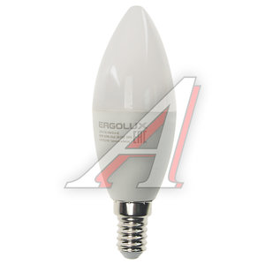 Изображение 1, LED-C35-11W-E14-6K Лампа светодиодная E14 C35 11W (95W) 220V дневной свет ERGOLUX