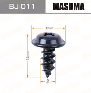 Изображение 2, BJ-011 Саморез 5x12мм набор 15шт.  MASUMA