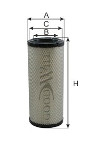 Изображение 3, AG1076 Фильтр воздушный KOMATSU внешний GOODWILL