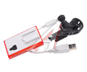 Изображение 2, XC-142 Фонарь велосипедный задний USB кабель с аккумулятором 300mAh