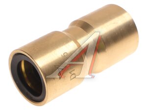 Изображение 1, D2.D14x1,5mm Соединитель трубки ПВХ, полиамид d=14х1.5мм прямой латунь ПВХ SEVEN TRUCKS