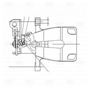 Изображение 4, CF095113 Суппорт RENAULT Megane, Scenic, Twingo задний левый TRIALLI