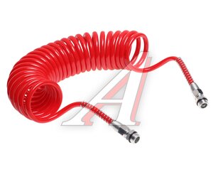 Изображение 1, 350-49-003 Шланг пневматический витой М22 L=7.5м (красный) (t=-45+50) MEGAPOWER