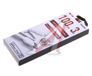 Изображение 2, CB-107-U8(1.0)-W Кабель iPhone (5-) 2.4A 1м белый WIIIX