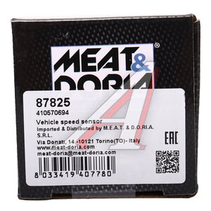 Изображение 4, 87825 Датчик скорости OPEL Astra J (12-15) MEAT&DORIA