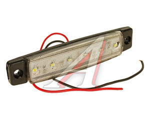 Изображение 1, L0051WHITE Фонарь габаритный LED 24V,  белый (L=95мм,  6-светодиодов) NOKTA