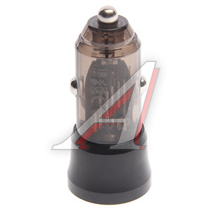 Изображение 2, BZ23 transparent black Устройство зарядное в прикуриватель 1USB 12V BOROFONE