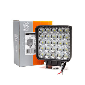 Изображение 1, AE75S-25LED-65PC Фара рабочего света квадратная 110х140х65 75Вт 25 светодиодов рассеянный свет AVTOELECTRICA