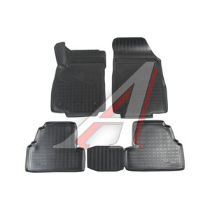 Изображение 1, NPA11-C63-580 Коврик салона OPEL Mokka (12-) полиуретан (4 предм.) NORPLAST