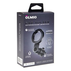 Изображение 3, OLM-046518 Держатель телефона на дефлектор черный MagSafe OLMIO