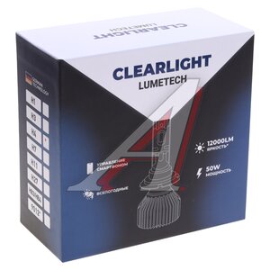 Изображение 4, CLLMCH4LED2 Лампа светодиодная 12V H4 P43t 12000LM бокс (2шт.) CLEARLIGHT