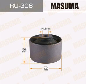 Изображение 2, RU306 Сайлентблок MITSUBISHI Pajero (00-) подушки дифференциала левый MASUMA