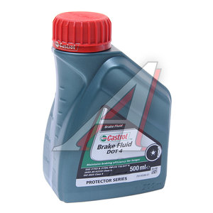 Изображение 1, 15CD18 Жидкость тормозная DOT-4 0.5л Brake Fluid CASTROL