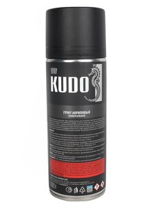 Грунт черный акриловый 520мл KUDO, KUDO KU-2103,
                                                          фото 2 Изображение 2, KU-2103 Грунт черный акриловый 520мл KUDO