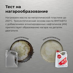 Изображение 9, 9212 Масло моторное ВМП-АВТО 3-SN A3/B4 5W30 синт. 4л