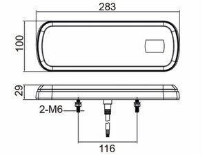 Изображение 8, 370-17-018 Фонарь задний универсальный светодиодный 12/24V с указателем поворота MEGAPOWER