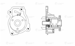Изображение 4, LWP0999 Насос водяной RENAULT Arkana, Duster LUZAR