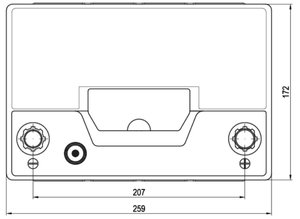 Изображение 4, 6СТ70(0) 57029 D26 Аккумулятор VOLTHOR Ultra 70А/ч обратная полярность