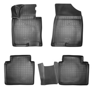 Изображение 1, NPA11-C31-620 Коврик салона HYUNDAI Sonata (17-) полиуретан черный (4 предм.) NORPLAST
