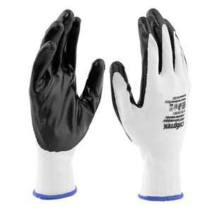 Изображение 4, 678635 Перчатки нейлоновые с нитриловым покрытием р.9 СИБРТЕХ