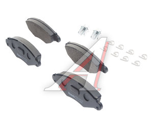 Изображение 1, MPP02 Колодки тормозные PEUGEOT 206 (98-), 306 (94-02) передние (4шт.) MANDO