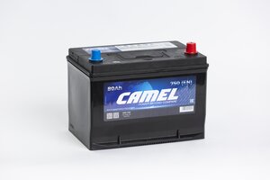Изображение 1, 6СТ80(0) 34R-750 Аккумулятор CAMEL 80А/ч обратная полярность