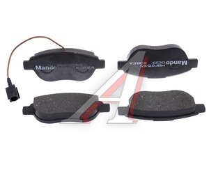 Изображение 1, MBF015165 Колодки тормозные FIAT Bravo (06-12) передние (4шт.) MANDO