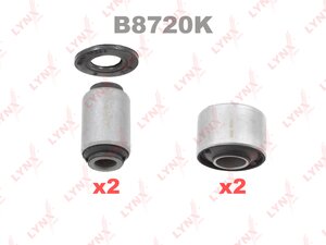 Изображение 1, B8720K Сайлентблок NISSAN Almera (N16) рычага подвески передней комплект (4шт.) LYNX