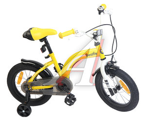 Изображение 7, JK18440114 Велосипед 14" 1-ск. (3-4 года) желтый Beatle STITCH