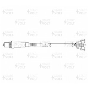 Изображение 2, VSOS0550 Датчик кислорода CHEVROLET Aveo (11-) STARTVOLT