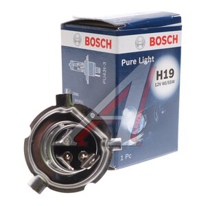 Изображение 3, 1987302092 Лампа 12V H19 65W PU43t-3 Pure Light BOSCH