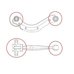 Изображение 4, GV0360 Сайлентблок MITSUBISHI Lancer (07-14), Outlander (08-12) рычага заднего CTR