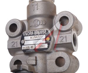 Изображение 4, К194771 Кран МАЗ, ПАЗ, VOLVO уровня пола KNORR-BREMSE