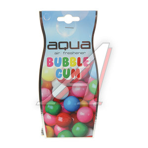 Изображение 1, 57834 Ароматизатор подвесной пластина (bubble gum) Natural Flavor Drop AQUA