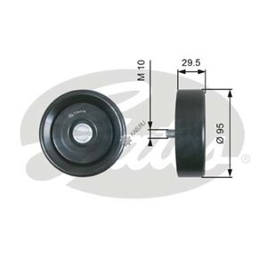 Изображение 2, T36419 Ролик приводного ремня HYUNDAI i30 (08-12) обводной GATES